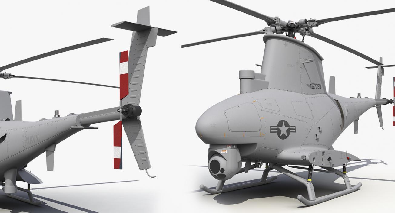 3D UAV Rigged 5 Collection model