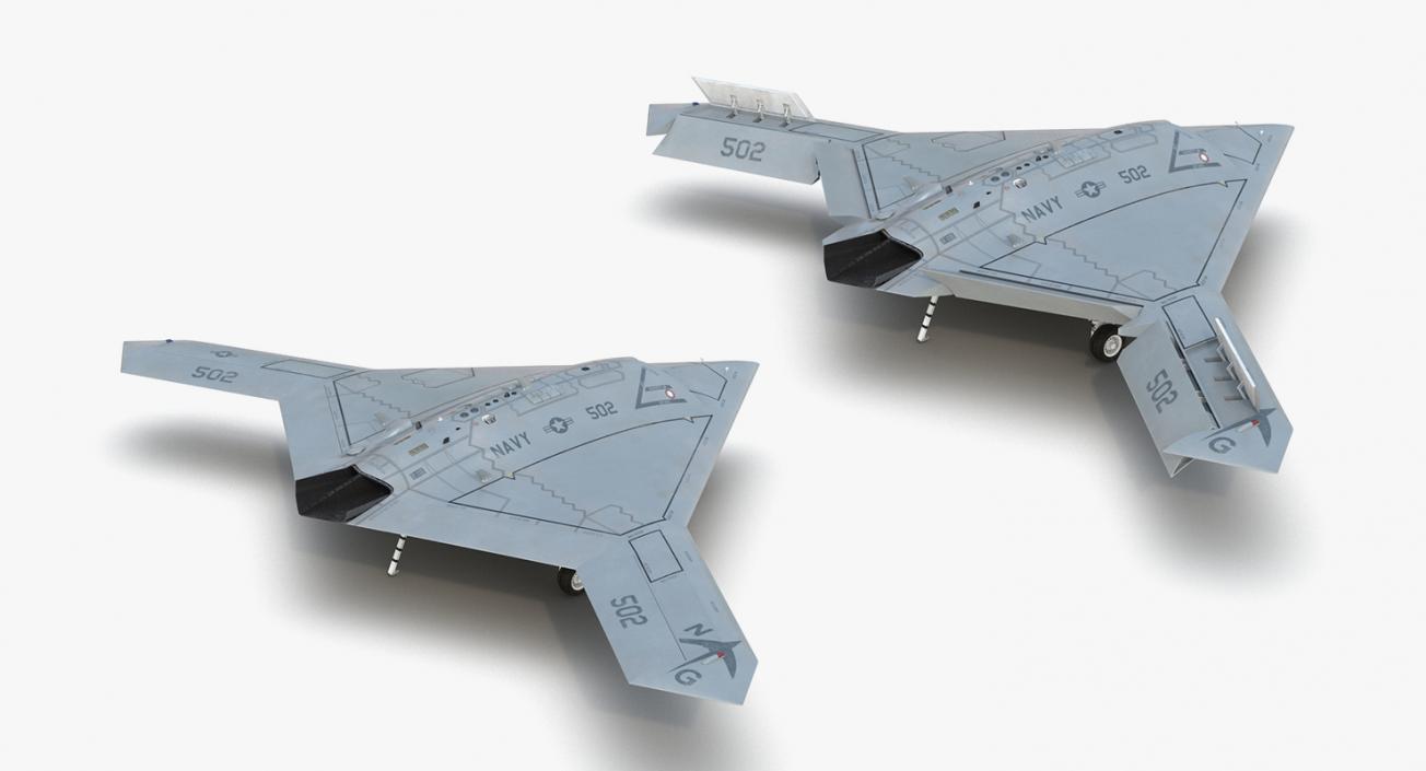 3D UAV Rigged 5 Collection model