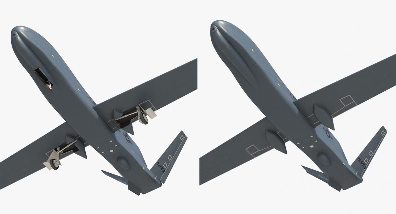 3D UAV Rigged 5 Collection model