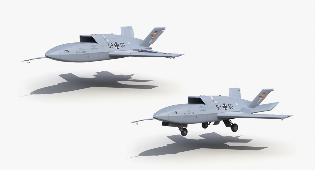 3D UAV Rigged 5 Collection model