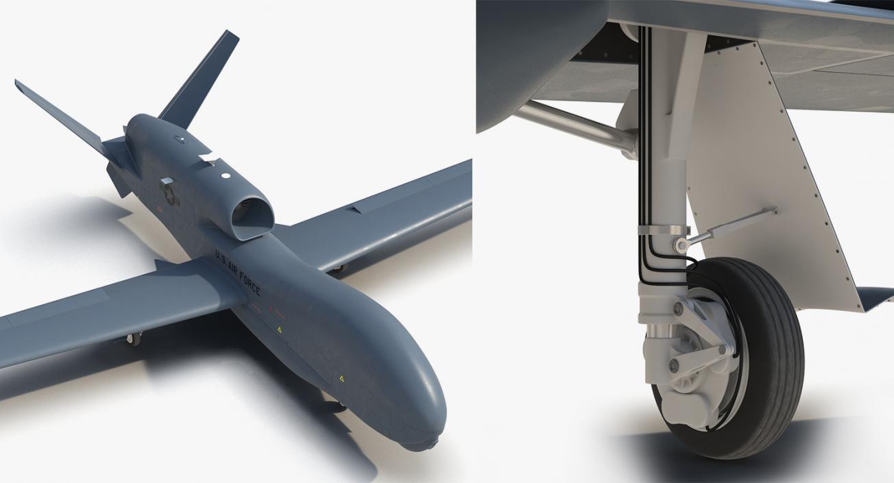 3D UAV Rigged 5 Collection model