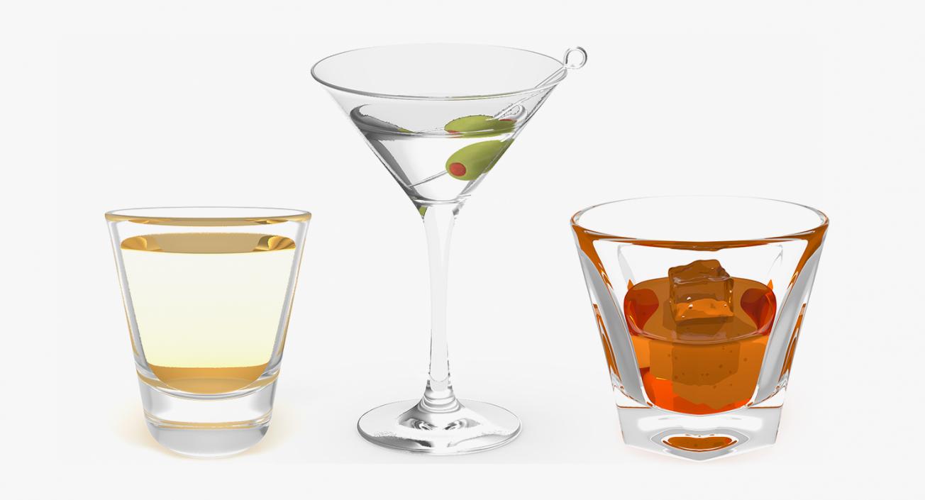 3D model Alcoholic Beverages Collection