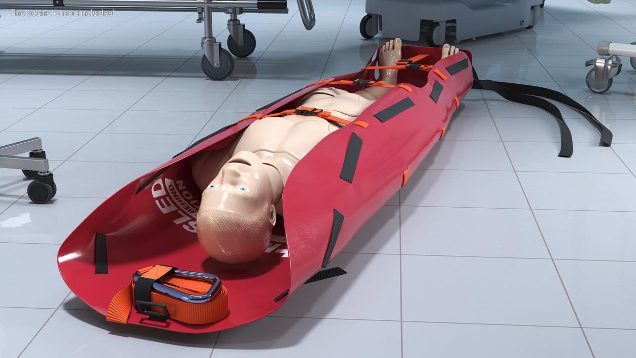 3D Med Sled with Manikin