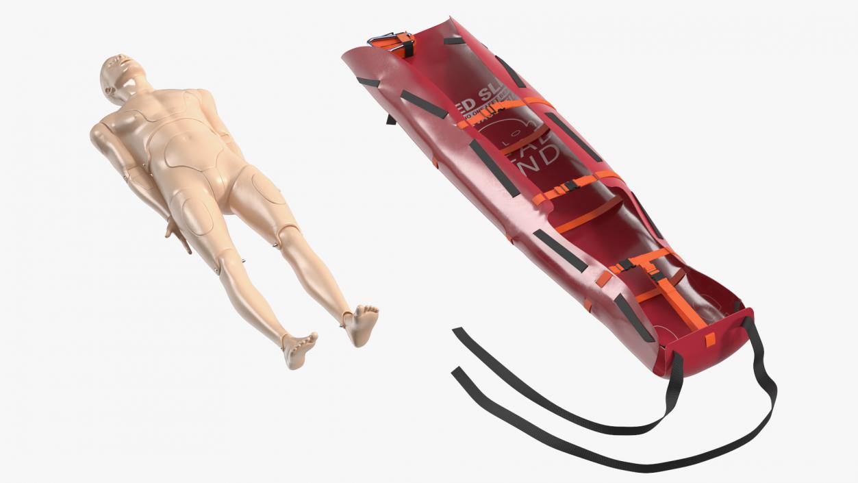 3D Med Sled with Manikin