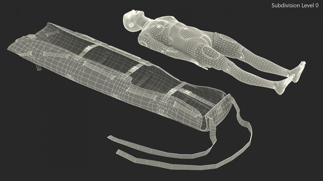 3D Med Sled with Manikin