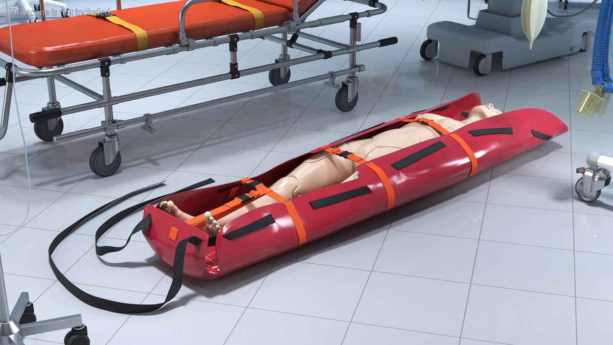 3D Med Sled with Manikin