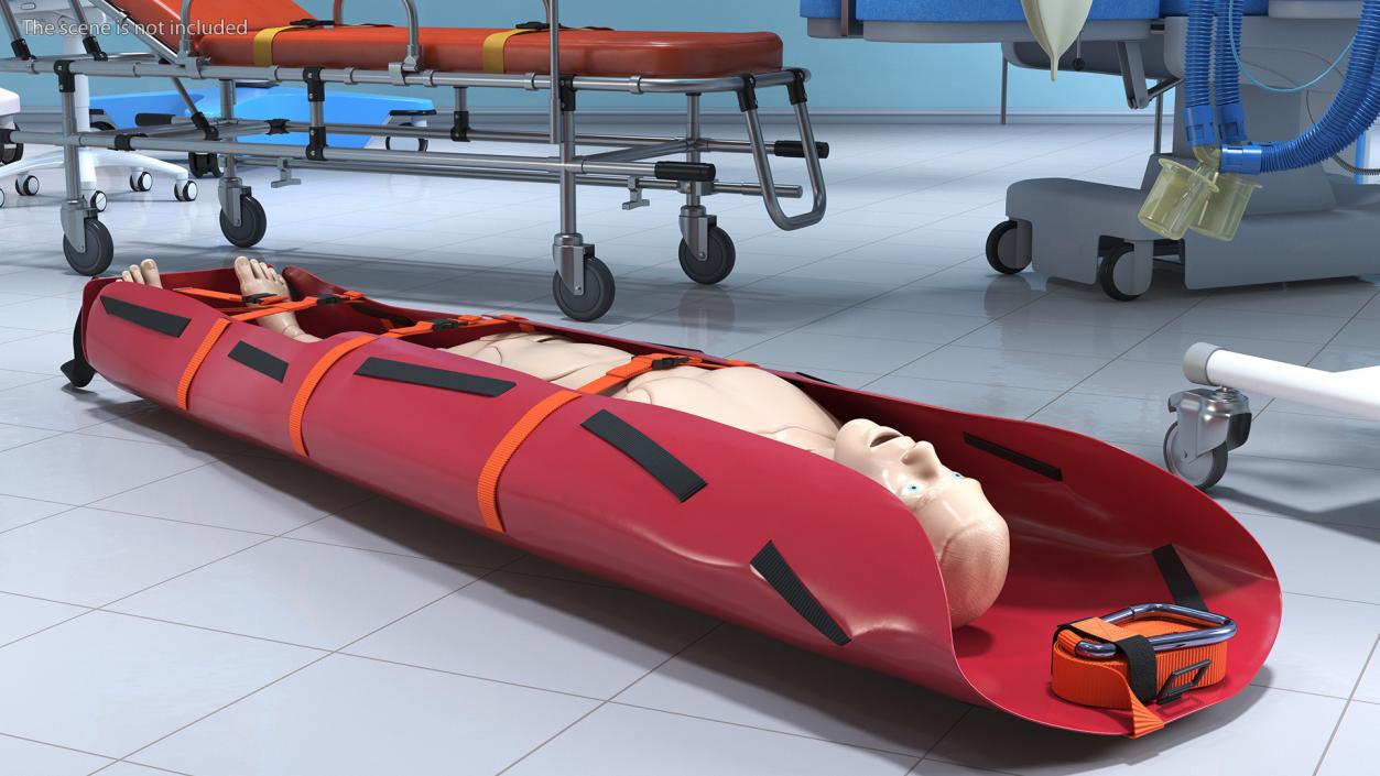 3D Med Sled with Manikin