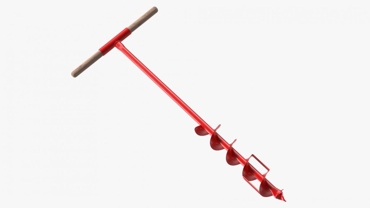 3D model Red Steel Hand Drill