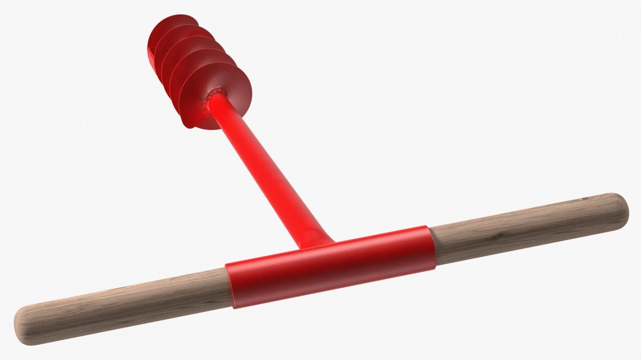 3D model Red Steel Hand Drill