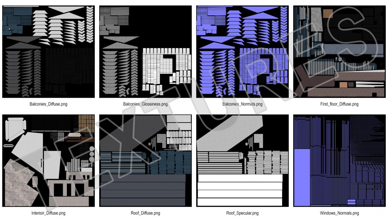 3D model Summit NYC Building Night