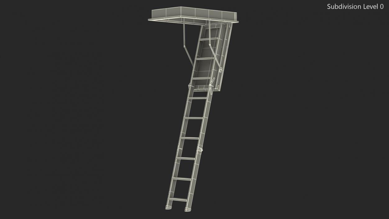 Attic Ladder 3D