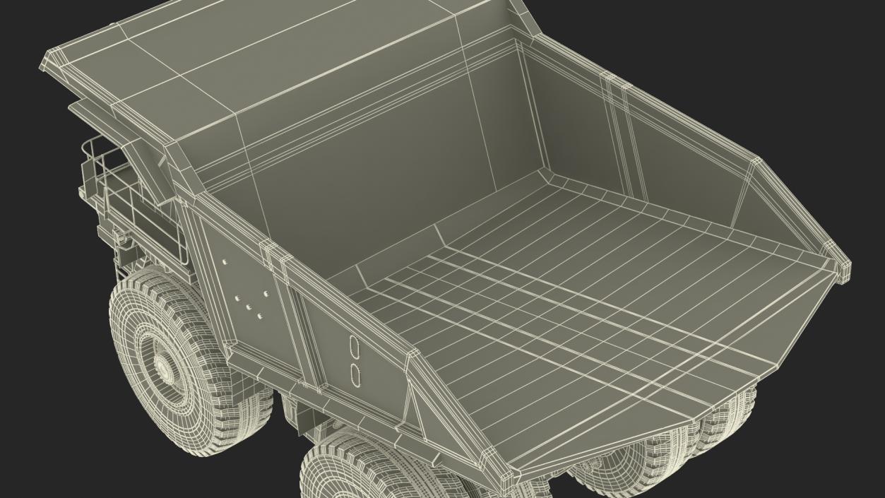 3D Liebherr T 282C Mining Truck model