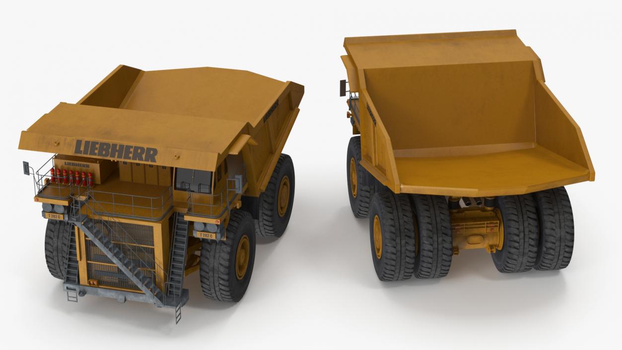 3D Liebherr T 282C Mining Truck model