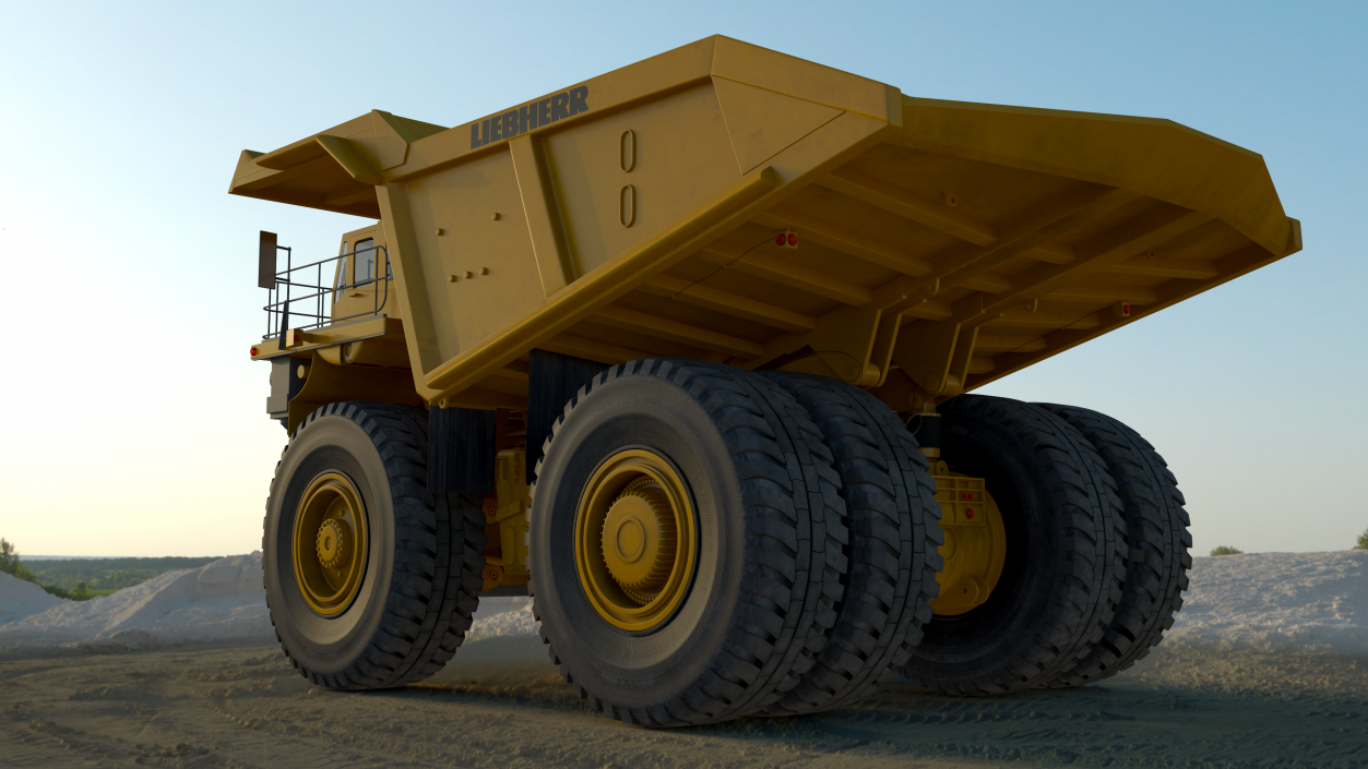 3D Liebherr T 282C Mining Truck model