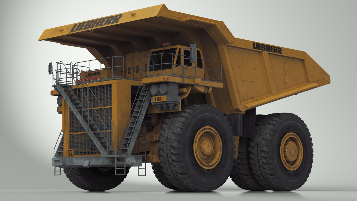 3D Liebherr T 282C Mining Truck model