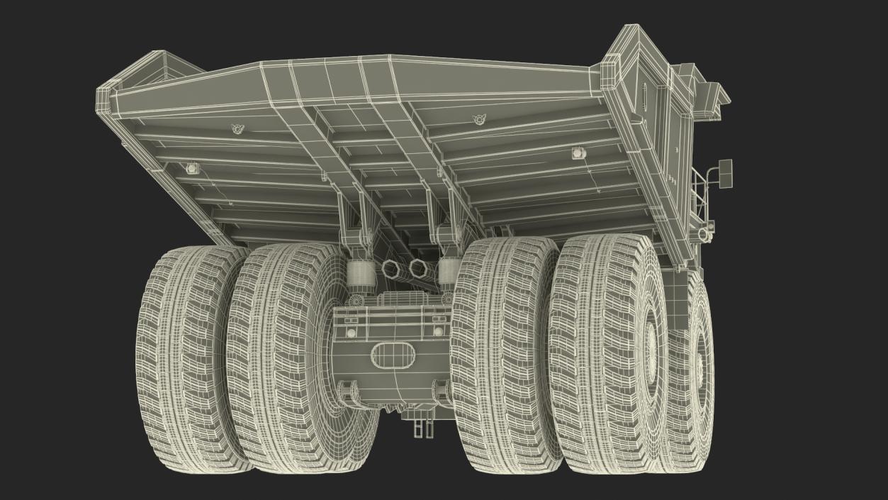 3D Liebherr T 282C Mining Truck model