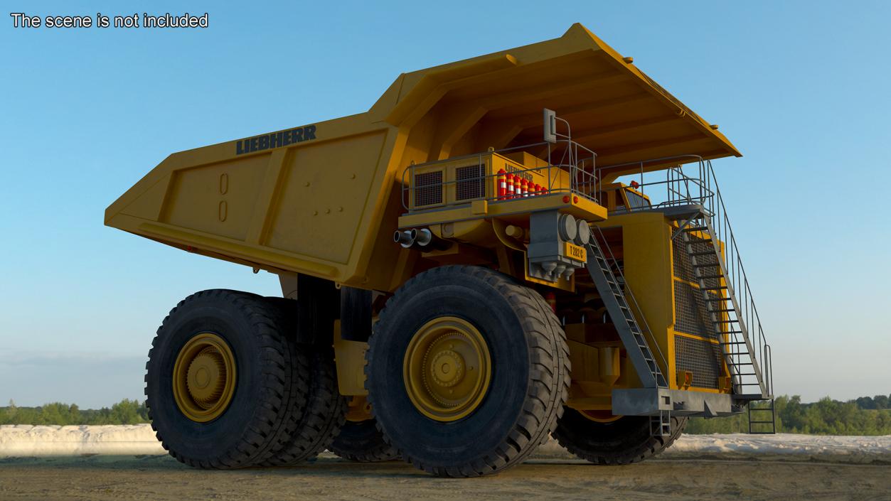 3D Liebherr T 282C Mining Truck model