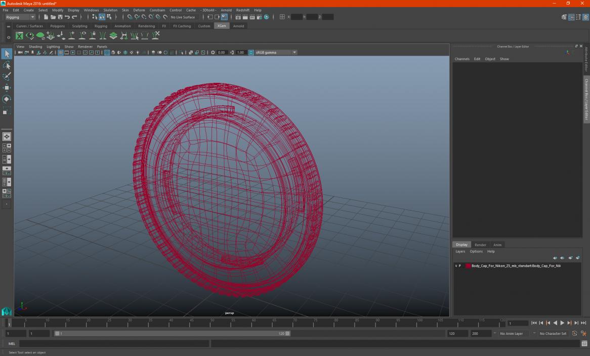 3D Body Cap For Nikon Z5