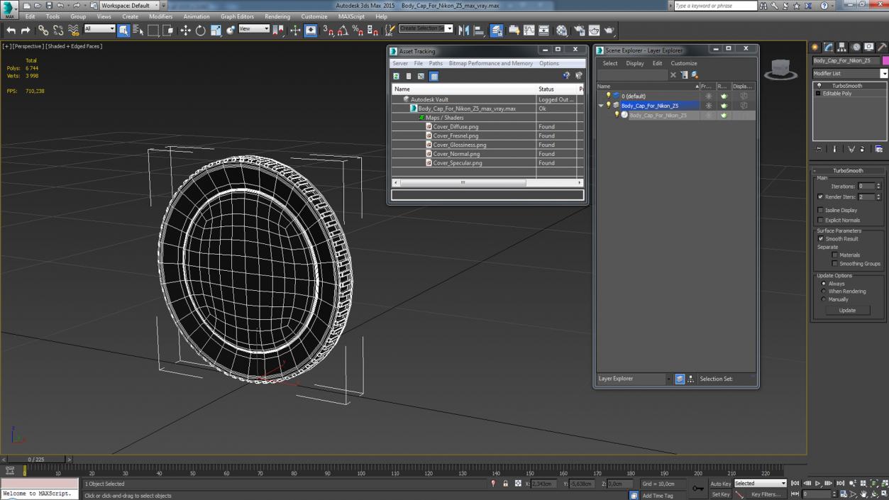 3D Body Cap For Nikon Z5