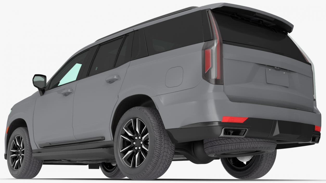 3D Luxury Large SUV Rigged model