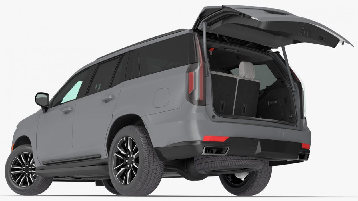 3D Luxury Large SUV Rigged model