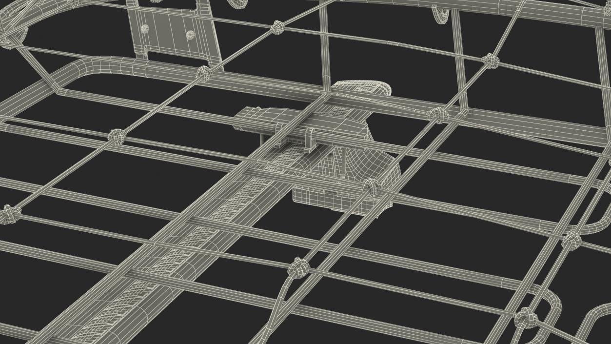 Roof Basket with Wingbar 3D model