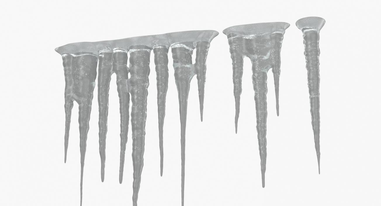 Icicles 3D model