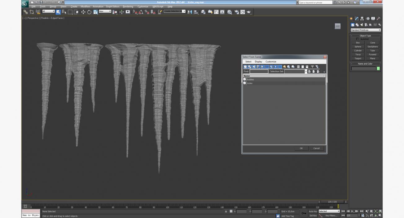 Icicles 3D model