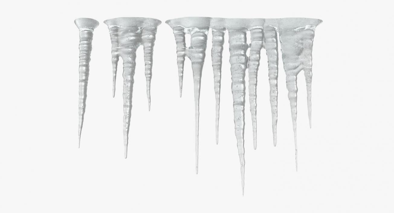 Icicles 3D model