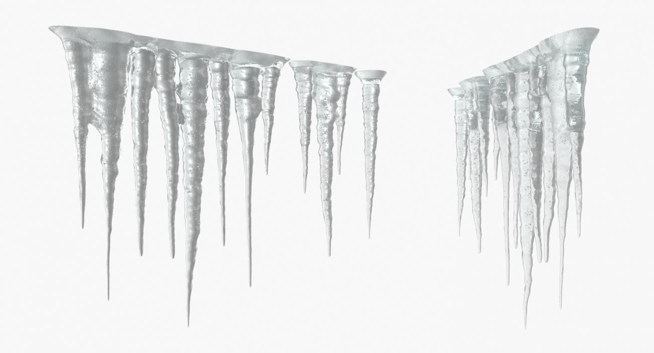 Icicles 3D model