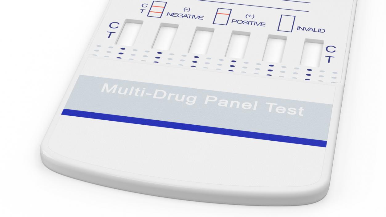 Multi-Drug Testing Kit Closed 3D model