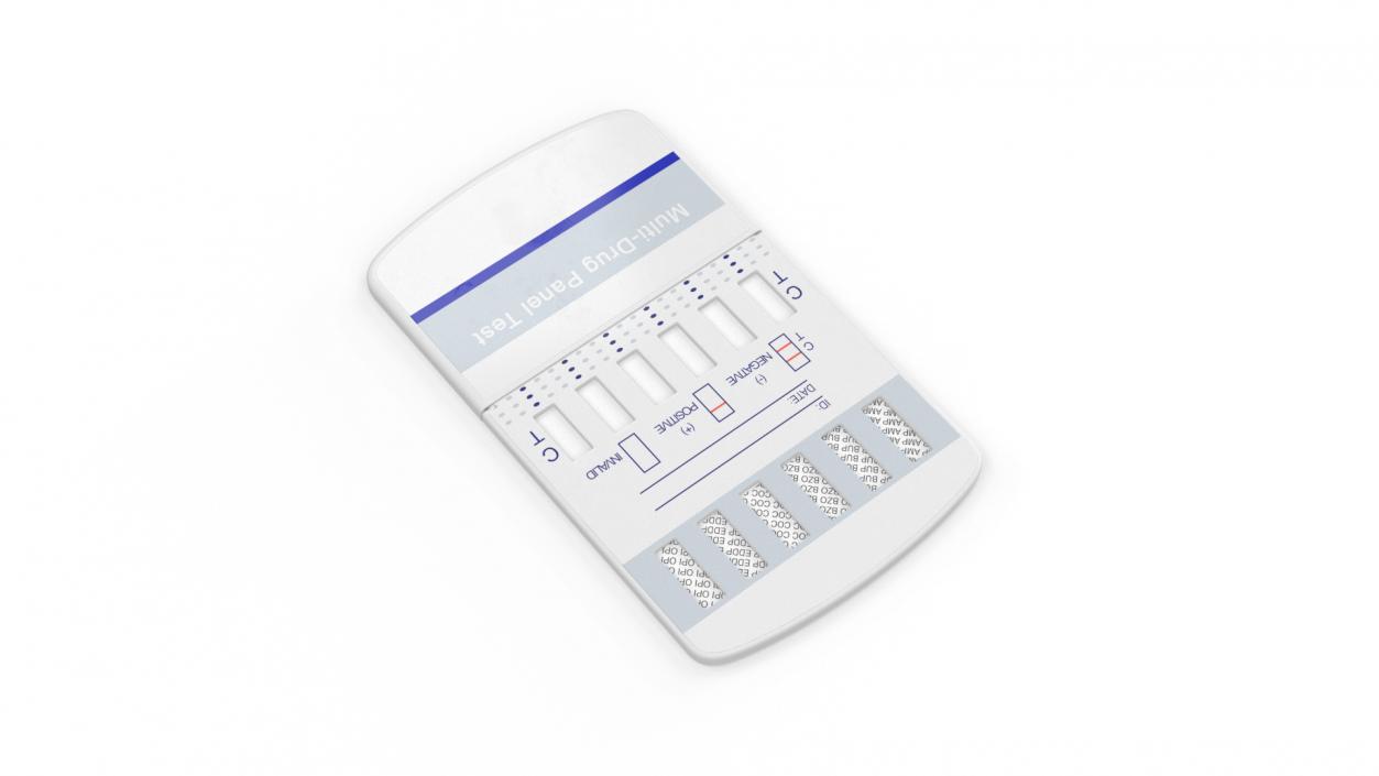 Multi-Drug Testing Kit Closed 3D model