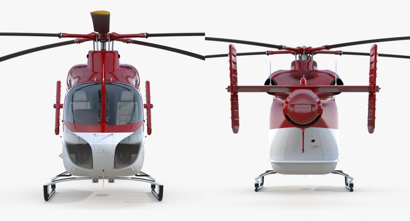 3D model Air Ambulance Helicopter MD 902 Explorer