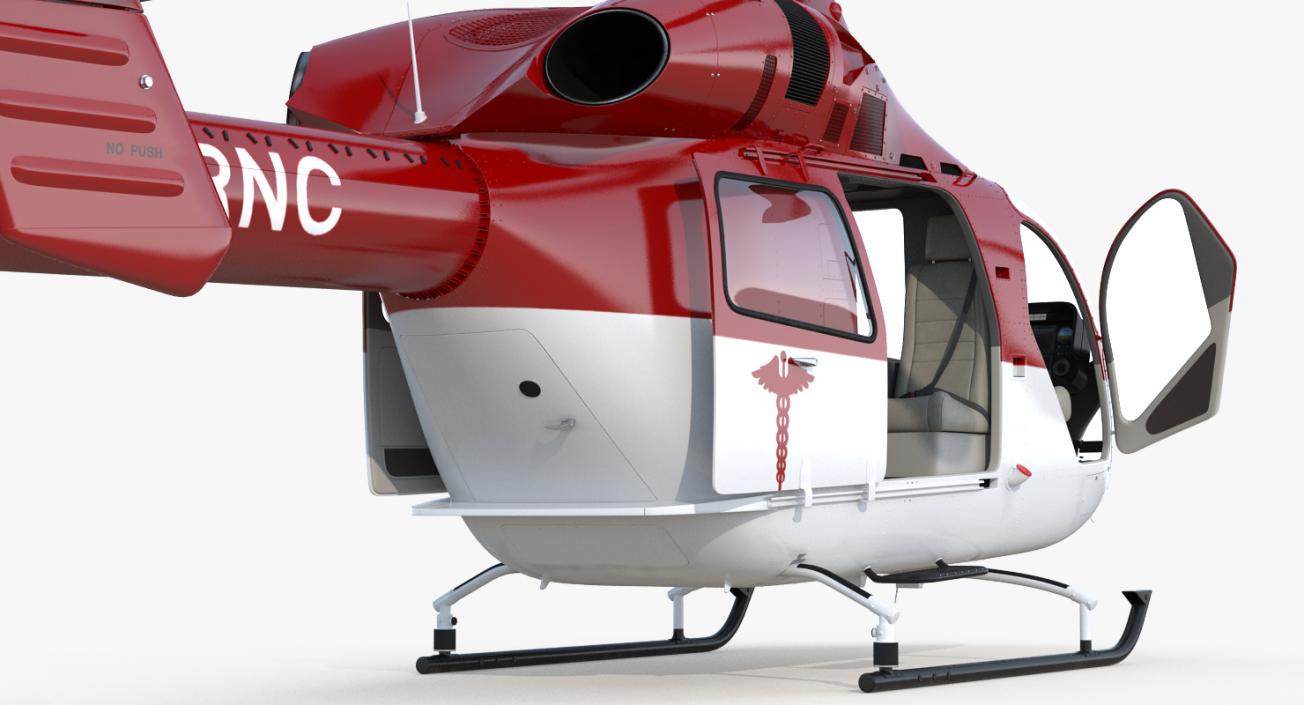 3D model Air Ambulance Helicopter MD 902 Explorer