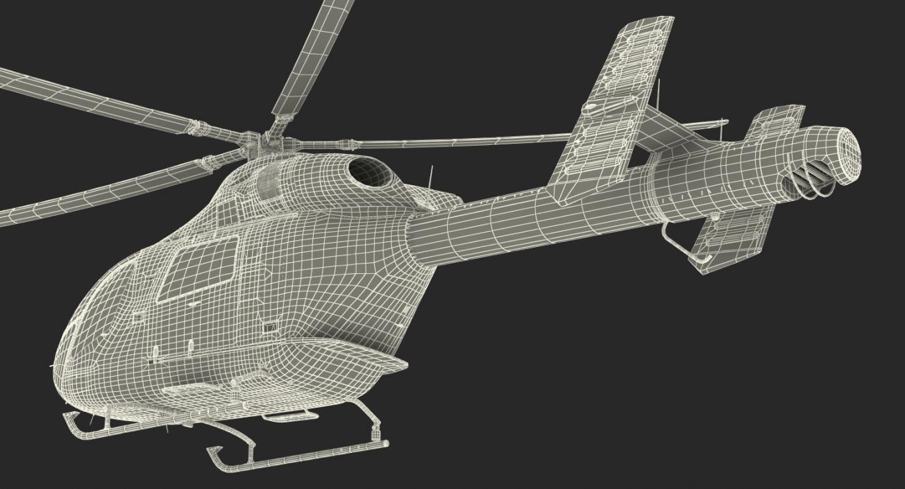 3D model Air Ambulance Helicopter MD 902 Explorer