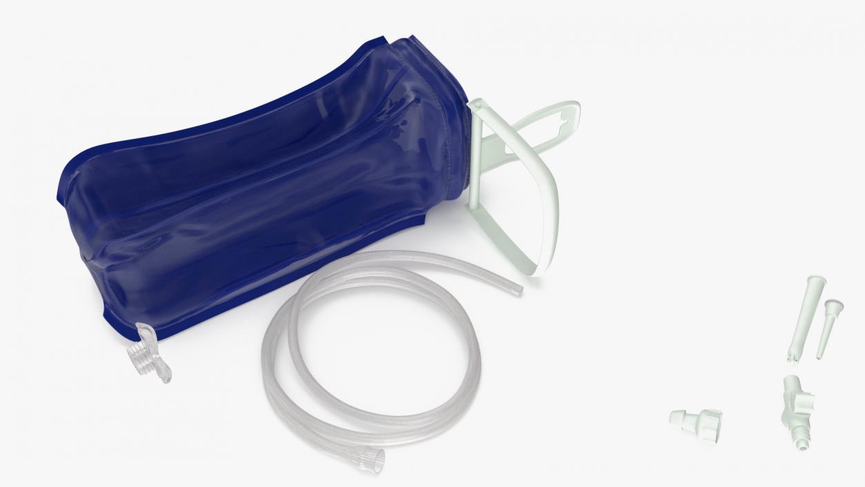 3D model Reusable Enema Bag Colonic Kit