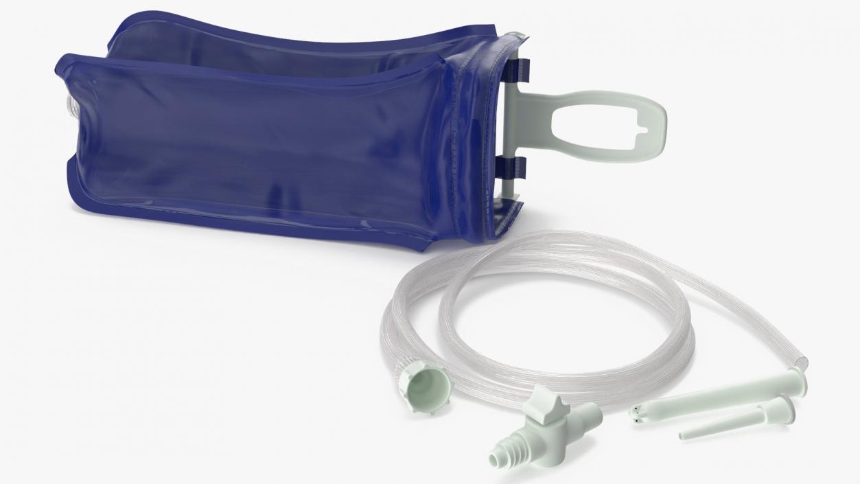 3D model Reusable Enema Bag Colonic Kit