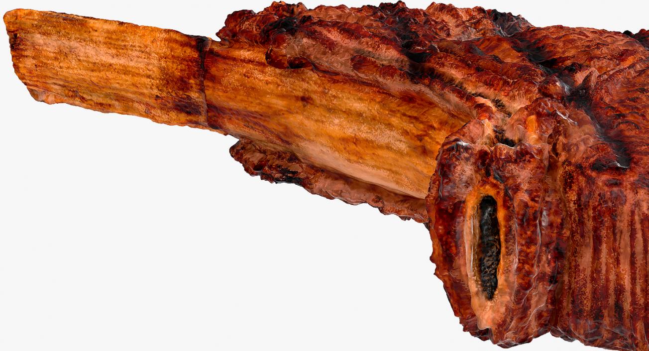 3D BBQ Lamb Chop model