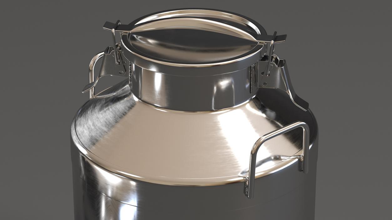 3D Milk Bucket Stainless Steel 40 Liter