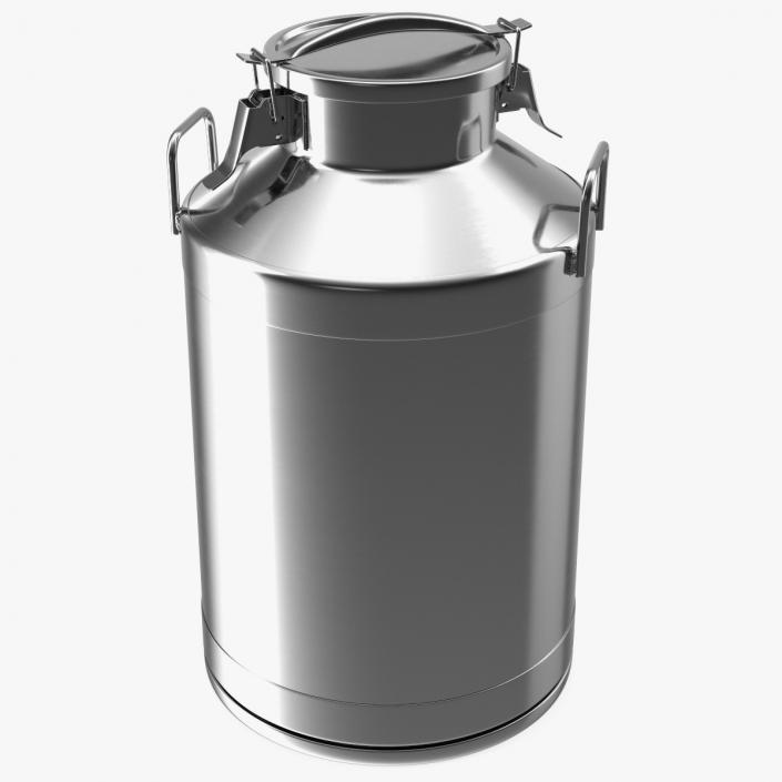 3D Milk Bucket Stainless Steel 40 Liter