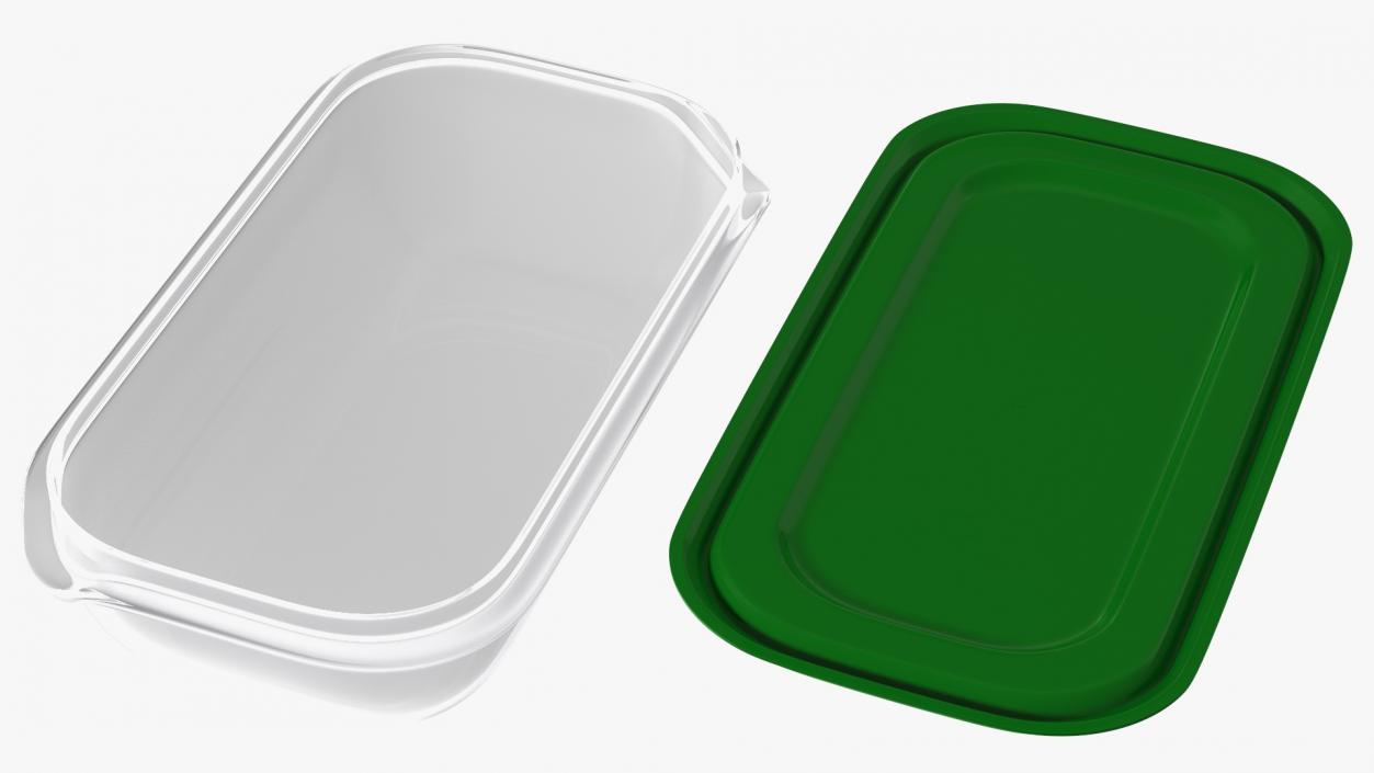 3D model Plastic Food Storage Containers Set