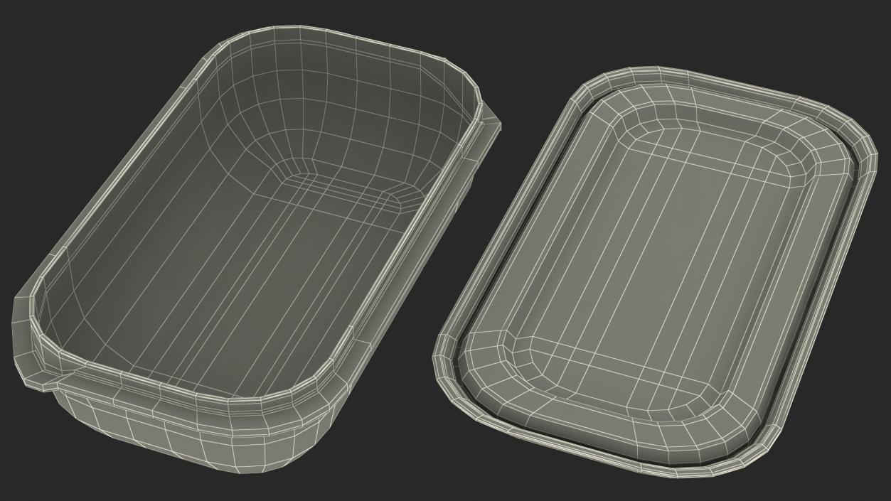 3D model Plastic Food Storage Containers Set