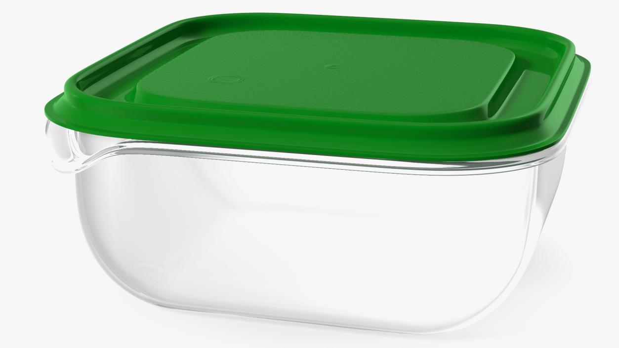 3D model Plastic Food Storage Containers Set