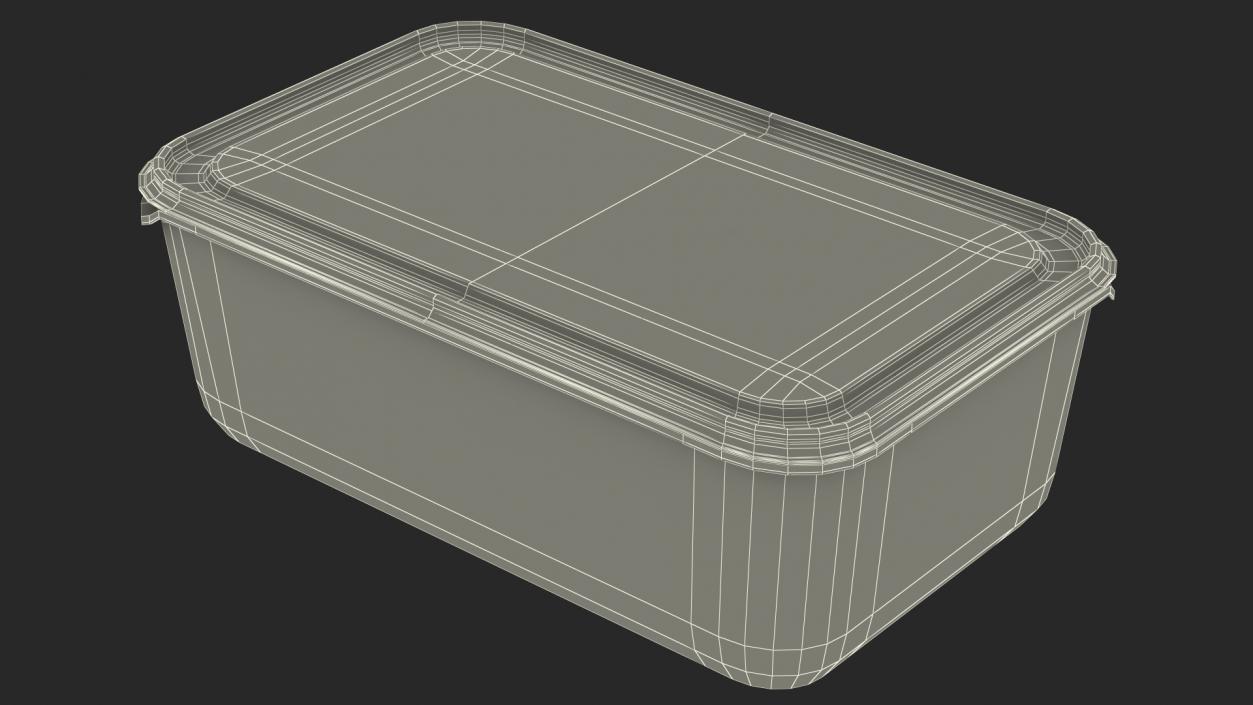 3D model Plastic Food Storage Containers Set