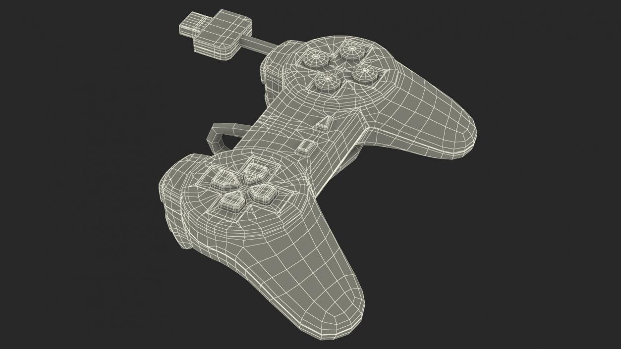 3D model Sony Playstation Classic Controller