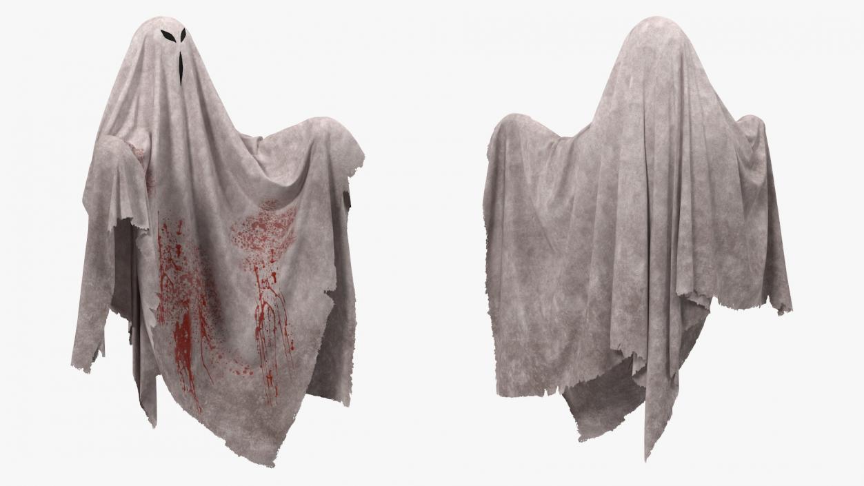 Evil Ghost Bedsheet 3D model