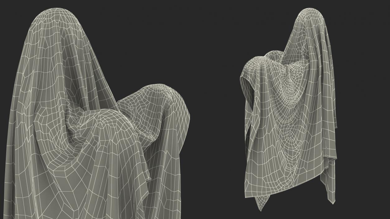 Evil Ghost Bedsheet 3D model