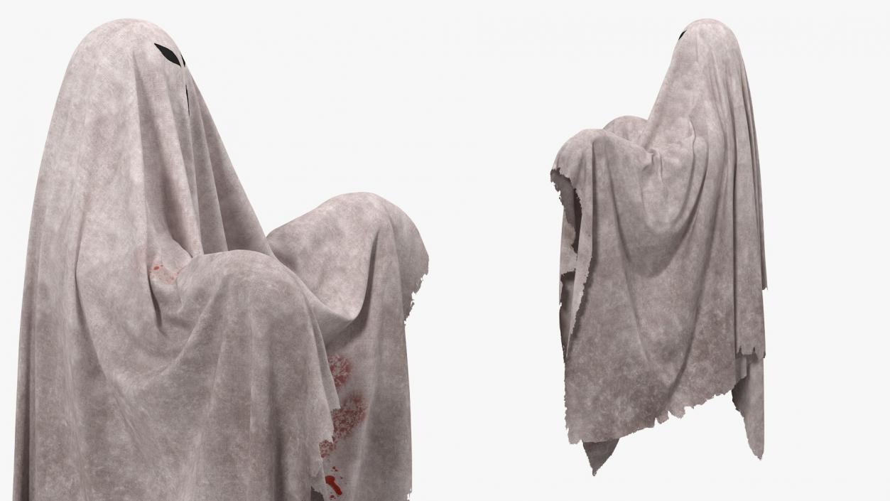 Evil Ghost Bedsheet 3D model