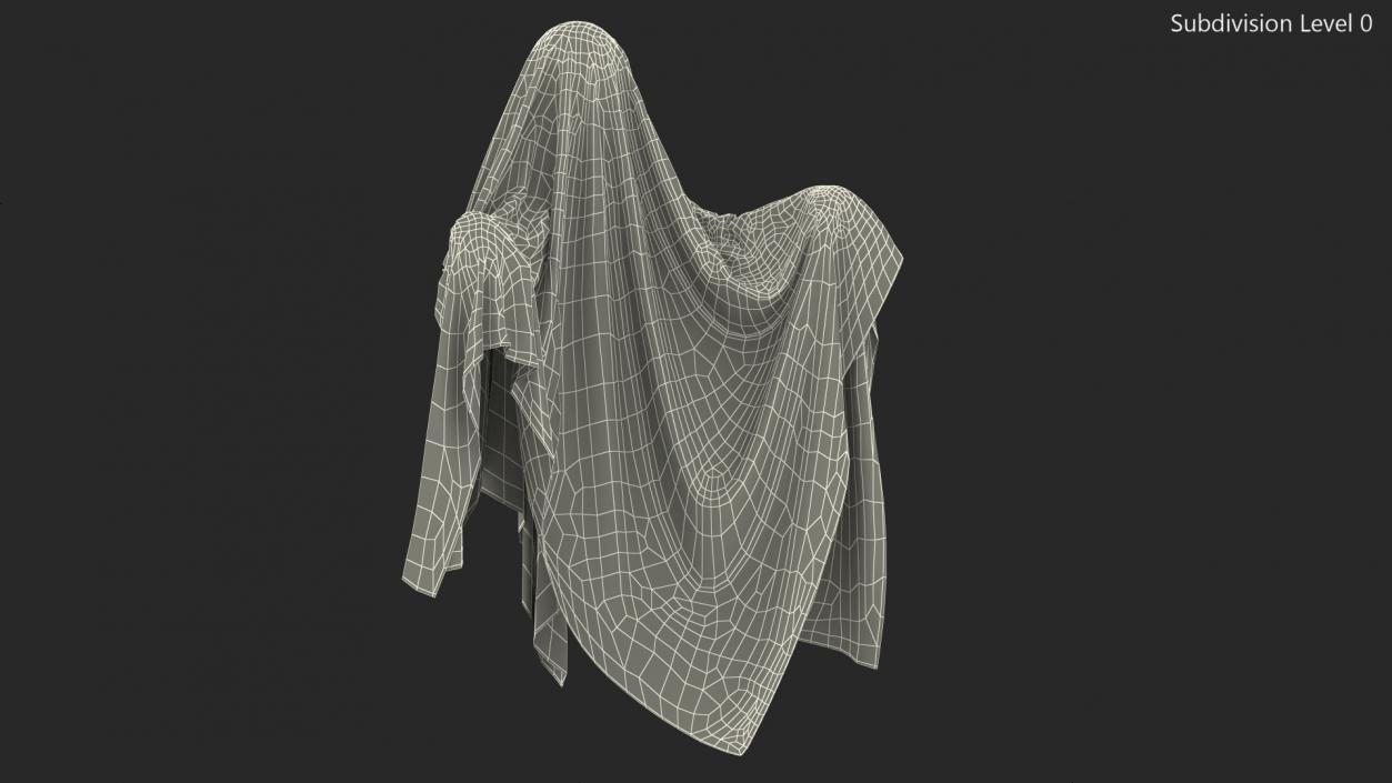 Evil Ghost Bedsheet 3D model