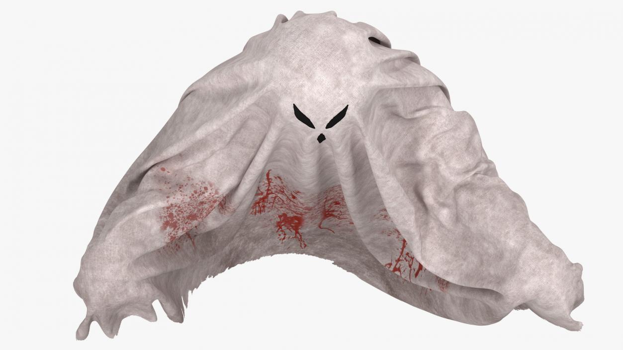 Evil Ghost Bedsheet 3D model